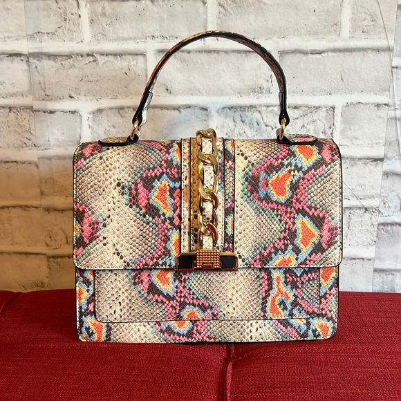 Aldo Handbags - ALDO Anniebrook Multi Color Satchel -NWT
